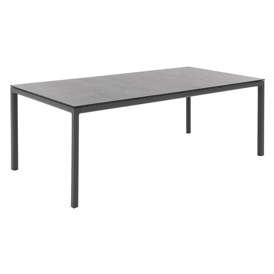 Solpuri Soft Gartentisch 200x100 Cm Aluminium/HPL 3D Anthrazit/Volcano Grey 3 Solpuri Soft Gartentisch 200x100 Cm Aluminium/HPL 3D Anthrazit/Volcano Grey