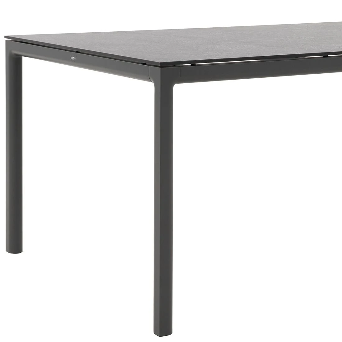 Solpuri Soft Gartentisch 200x100 Cm Aluminium/HPL 3D Anthrazit/Volcano Grey 8 Solpuri Soft Gartentisch 200x100 Cm Aluminium/HPL 3D Anthrazit/Volcano Grey – Bild 6
