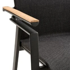 Solpuri Soul Gartensessel Aluminium/Textilene/Teak Anthrazit/Coal -GartenMöbelPro Verkäufe solpuri soul verstellsessel aluminium textilene teak 1465676 7