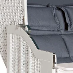 SonnenPartner Classic Strandkorb Geflecht/Fichte Weiß/Charcoal 11 SonnenPartner Classic Strandkorb Geflecht/Fichte Weiß/Charcoal -GartenMöbelPro Verkäufe sonnenpartner classic strandkorb geflecht fichte 1469350 4