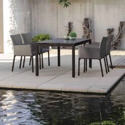 Stern Artus Diningsessel Aluminium/Outdoorstoff Schwarz Matt/Seidenschwarz -GartenMöbelPro Verkäufe stern artus diningsessel aluminium outdoorstoff 1362892 7