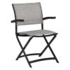 Stern Camillo Balkonklappsessel Aluminium/Textilene Schwarz Matt/Leinen Grau -GartenMöbelPro Verkäufe stern camillo balkonklappsessel aluminium textilene 1453708 1