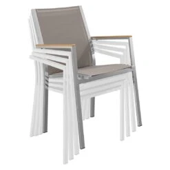 Stern Cardiff Gartenmöbel-Set 5-tlg. Tisch 160x90cm Taupe -GartenMöbelPro Verkäufe stern cardiff gartenmoebel set 5 tlg tisch 160x90cm 1485388 8