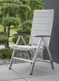 Stern Cardiff Klappsessel Edelstahl/Textilene/Aluminium-Armlehnen Silber -GartenMöbelPro Verkäufe stern cardiff klappsessel edelstahl textilene alu al silber 1028382 2