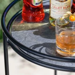 Stern Charles Beistelltisch 52x52cm Aluminium/Silverstar Schwarz Matt/Slate -GartenMöbelPro Verkäufe stern charles beistelltisch 52x52cm aluminium silverstar 1454027 2