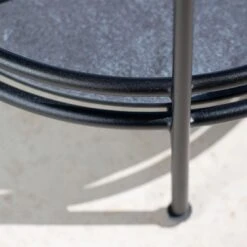 Stern Charles Beistelltisch 52x52cm Aluminium/Silverstar Schwarz Matt/Slate -GartenMöbelPro Verkäufe stern charles beistelltisch 52x52cm aluminium silverstar 1454027 4