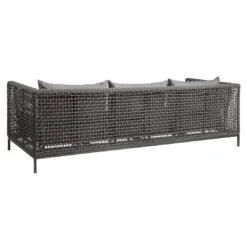 Stern Corda Gartensofa Aluminium/Rope/Edelstahl Platin/Anthrazit -GartenMöbelPro Verkäufe stern corda 3 sitzersofa aluminium rope edelstahl 1413173 2