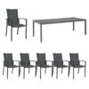 Stern Evoee Gartenmöbelset 7-tlg. Mit Tisch 220x100 Cm Anthrazit/Karbon -GartenMöbelPro Verkäufe stern evoee gartenmoebelset 7 tlg mit tisch 220x100 cm 1418574 1