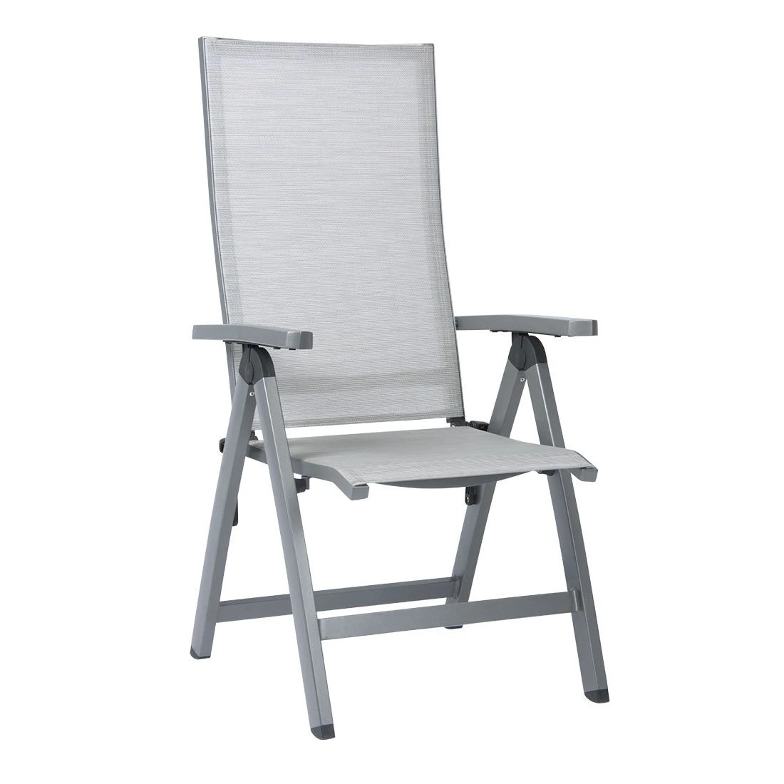 Stern New Top Edition Falun Klappsessel Aluminium/Textilene Graphit/Silber 3 Stern New Top Edition Falun Klappsessel Aluminium/Textilene Graphit/Silber