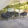 OUTLIV. Finn Loungeset 4-tlg. Aluminium/Outdoorstoff Anthrazit/Graphit -GartenMöbelPro Verkäufe stern finn loungeset 4tlg aluminium outdoorstoff anthrazit graphit 1206868 72843 1