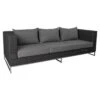 Stern Fontana Gartensofa Edelstahl/Geflecht Basaltgrau/Seidengrau -GartenMöbelPro Verkäufe stern fontana 3 sitzersofa edelstahl geflecht 54126 1