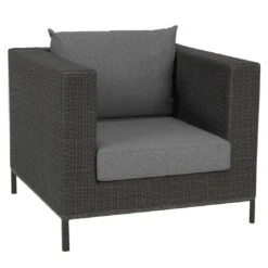 Stern Fontana Loungesessel Aluminium/Geflecht Basaltgrau/Seidengrau -GartenMöbelPro Verkäufe stern fontana loungesessel aluminium geflecht 1418112 2