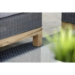 Stern Fontana Loungesessel Teak/Geflecht Basaltgrau/Seidengrau -GartenMöbelPro Verkäufe stern fontana loungesessel teak geflecht 2