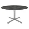 Stern Gartentisch Ø134 Cm Edelstahl/Silverstar 2.0 Silber/Slate