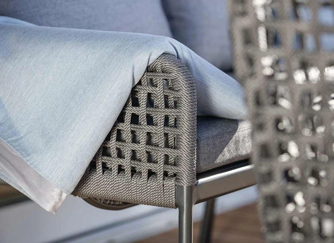 Stern Greta Dininglounge Aluminium/Rope Anthrazit/Platin/Seidengrau 7 Stern Greta Dininglounge Aluminium/Rope Anthrazit/Platin/Seidengrau – Bild 5