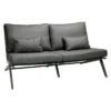 Stern Jackie 2-Sitzersofa 145cm Aluminium/Polyacryl Anthrazit/Seidengrau -GartenMöbelPro Verkäufe stern jackie 2 sitzersofa 145cm aluminium polyacryl 1453785 1