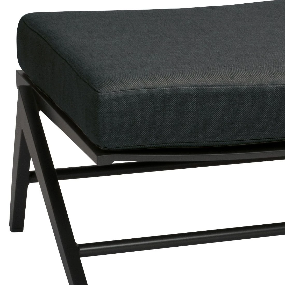 Stern Jackie Loungehocker Aluminium/Polyacryl Schwarz Matt/Seidenschwarz 5 Stern Jackie Loungehocker Aluminium/Polyacryl Schwarz Matt/Seidenschwarz – Bild 3