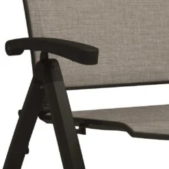 Stern Kari Klappsessel Aluminium/Textilene Schwarz Matt/Leinen Grau -GartenMöbelPro Verkäufe stern kari klappsessel aluminium textilene 1358063 2