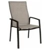 Stern Kari Plus Stapelsessel Aluminium/Textilene Schwarz Matt/Leinen Grau -GartenMöbelPro Verkäufe stern kari plus stapelsessel aluminium textilene 1461859 1