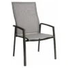 Stern Kari Plus Stapelsessel Aluminium/Textilene Anthrazit/Silber