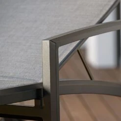 Stern Kari Gartenliege Aluminium/Textilene Schwarz Matt/Leinen Grau -GartenMöbelPro Verkäufe stern kari rollliege aluminium textilene 1453851 4