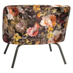 Stern Leni Loungesessel Aluminium/Stoff Schwarz Matt/Geblümt -GartenMöbelPro Verkäufe stern leni loungesessel aluminium stoff 1362837 3