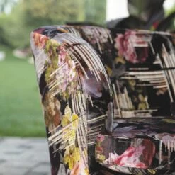 Stern Leni Loungesessel Aluminium/Stoff Schwarz Matt/Geblümt -GartenMöbelPro Verkäufe stern leni loungesessel aluminium stoff 1362837 4