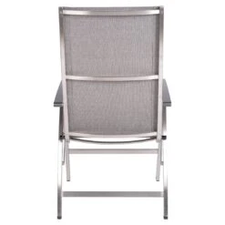 Stern Mika Klappsessel Hoch Edelstahl/Textilene Silber/Leinen-Grau -GartenMöbelPro Verkäufe stern mika klappsessel hoch edelstahl textilene 1395012 6