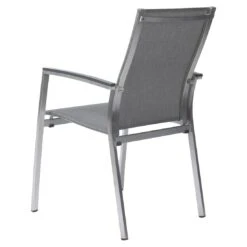 Stern Mika Stapelsessel Edelstahl/Textilene Silber/Leinen Grau -GartenMöbelPro Verkäufe stern mika stapelsessel edelstahl textilene grau 1205548 5