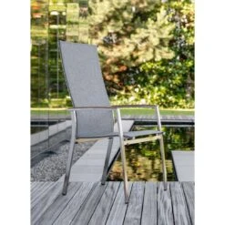 Stern Mika Stapelsessel Hoch Edelstahl/Textilene Silber/Leinen Grau -GartenMöbelPro Verkäufe stern mika stapelsessel hoch edelstahl textilene 1367886 7