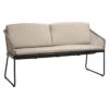 Stern Odea 2-Sitzerbank Aluminium/Kordel Inkl. Kissen Schwarz Matt/Salt -GartenMöbelPro Verkäufe stern odea 2 sitzerbank aluminium kordel inkl kissen 1357722 1