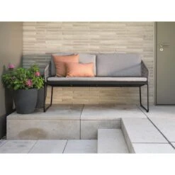 Stern Odea 2-Sitzerbank Aluminium/Kordel Inkl. Kissen Schwarz Matt/Salt -GartenMöbelPro Verkäufe stern odea 2 sitzerbank aluminium kordel inkl kissen 1357722 2