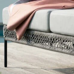 Stern Odea Doppelliege Aluminium/Rope/Outdoorstoff Schwarz Matt/Salt -GartenMöbelPro Verkäufe stern odea doppelliege aluminium rope outdoorstoff 1453994 4