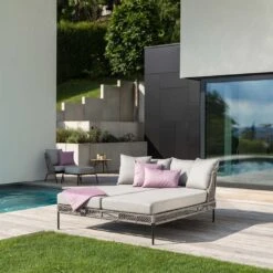 Stern Odea Doppelliege Aluminium/Rope/Outdoorstoff Schwarz Matt/Salt -GartenMöbelPro Verkäufe stern odea doppelliege aluminium rope outdoorstoff 1453994 6