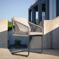 Stern Odea Freischwinger Aluminium/Rope/Polyacryl Schwarz Matt/Salt -GartenMöbelPro Verkäufe stern odea freischwingersessel aluminium rope polyacryl 1454016 9