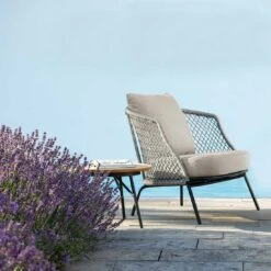 Stern Odea Loungeset 5-tlg. Mit Tisch Ø55 + 65cm Schwarz Matt/Natur 8 Stern Odea Loungeset 5-tlg. Mit Tisch Ø55 + 65cm Schwarz Matt/Natur -GartenMöbelPro Verkäufe stern odea loungeset 5 tlg mit tisch durchm55 65cm 1413140 3