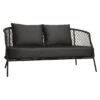 Stern Odea Loungesofa Aluminium/Kordel Inkl. Kissen Schwarz Matt/Pepper -GartenMöbelPro Verkäufe stern odea loungesofa aluminium kordel inkl kissen 1357612 1