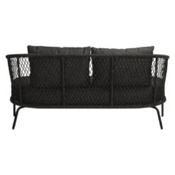 Stern Odea Loungesofa Aluminium/Kordel Inkl. Kissen Schwarz Matt/Pepper -GartenMöbelPro Verkäufe stern odea loungesofa aluminium kordel inkl kissen 1357612 3
