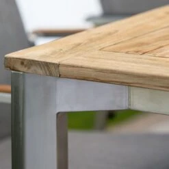 Stern Penta Tischgestell Edelstahl Silber -GartenMöbelPro Verkäufe stern penta tischgestell 80x80cm edelstahl 1453521 2