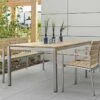 Stern Savona Gartenmöbel-Set 5-tlg. Tisch 200x100cm Silber/Natur -GartenMöbelPro Verkäufe stern savona gartenmoebel set 5 tlg tisch 200x100cm 1490063 1
