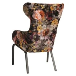 Stern Stan Flower Loungesessel Inkl. Hocker Aluminium/Stoff Schwarz Matt/Geblümt -GartenMöbelPro Verkäufe stern stan diningsessel inkl hocker aluminium stoff 1362826 5