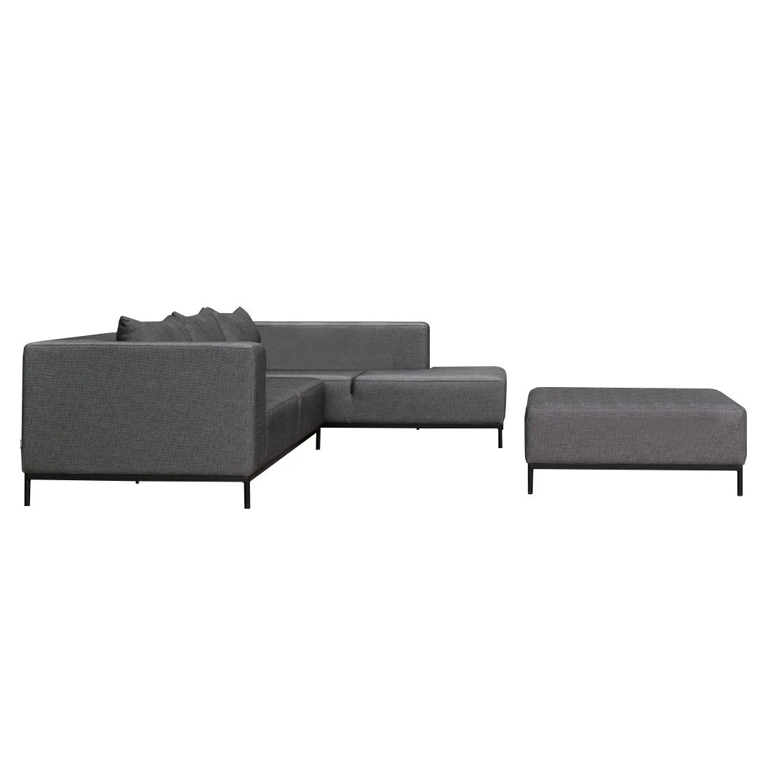 Stern Taavi Ecklounge Aluminium/Outdoorstoff Schwarz Matt/Seidenschwarz 5 Stern Taavi Ecklounge Aluminium/Outdoorstoff Schwarz Matt/Seidenschwarz – Bild 3