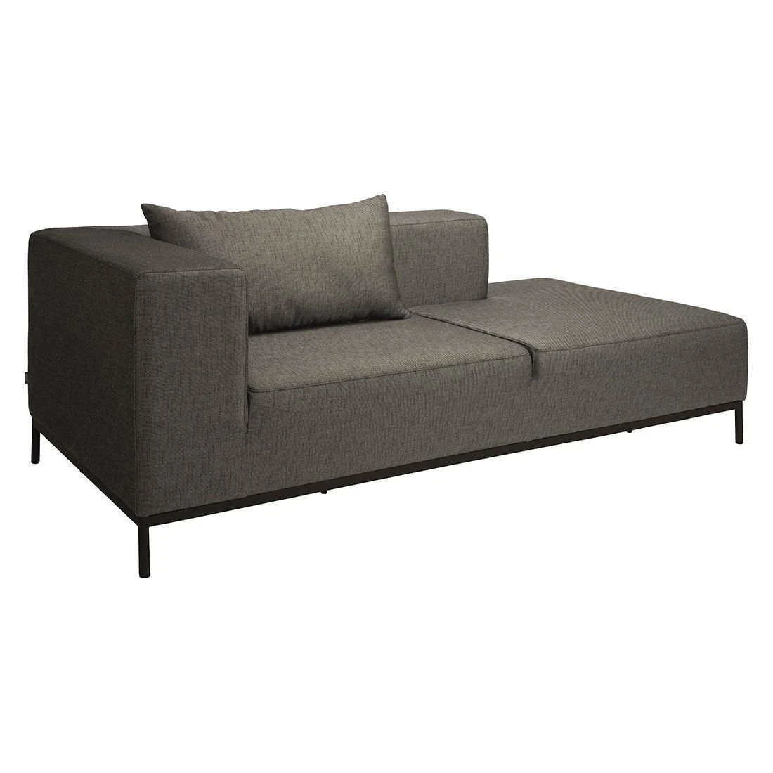 Stern Taavi Eck-/Endmodul Aluminium/Outdoorstoff Schwarz Matt/Seidenschwarz 3 Stern Taavi Eck-/Endmodul Aluminium/Outdoorstoff Schwarz Matt/Seidenschwarz