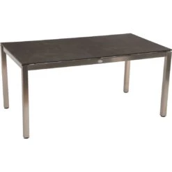 Stern Gartentisch-Gestell 160x90cm Edelstahl Vierkantrohr -GartenMöbelPro Verkäufe stern tischgestell 160x90 cm edelstahl mit vierkantrohr 4