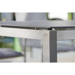 Stern Gartentisch-Gestell 160x90cm Edelstahl Vierkantrohr -GartenMöbelPro Verkäufe stern tischgestell 160x90 cm edelstahl mit vierkantrohr 9