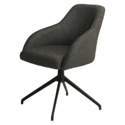 Stern Turn Gartensessel Drehbar Aluminium/Polyacryl Schwarz Matt/Seidenschwarz -GartenMöbelPro Verkäufe stern turn diningsessel drehbar aluminium outdoorstoff 1362848 3