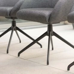 Stern Turn Gartensessel Drehbar Aluminium/Polyacryl Schwarz Matt/Seidenschwarz -GartenMöbelPro Verkäufe stern turn diningsessel drehbar aluminium outdoorstoff 1362848 9