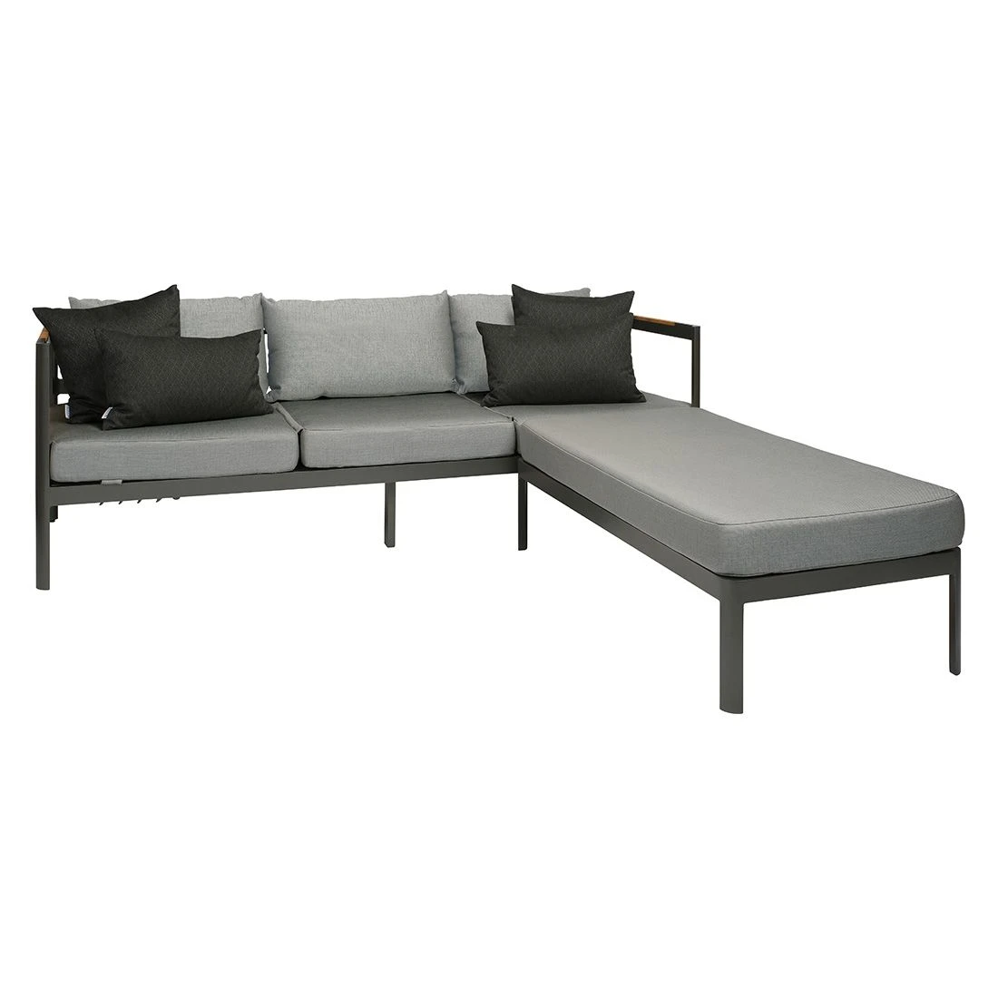 Stern Viggo Loungeset 2-tlg. Aluminium/Textilene Anthrazit/Seidengrau 3 Stern Viggo Loungeset 2-tlg. Aluminium/Textilene Anthrazit/Seidengrau