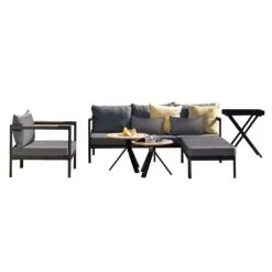 Stern Viggo Loungeset Aluminium/Polyacryl Schwarz Matt/Seidenschwarz 11 Stern Viggo Loungeset Aluminium/Polyacryl Schwarz Matt/Seidenschwarz -GartenMöbelPro Verkäufe stern viggo loungeset aluminium polyacryl 1489865 2