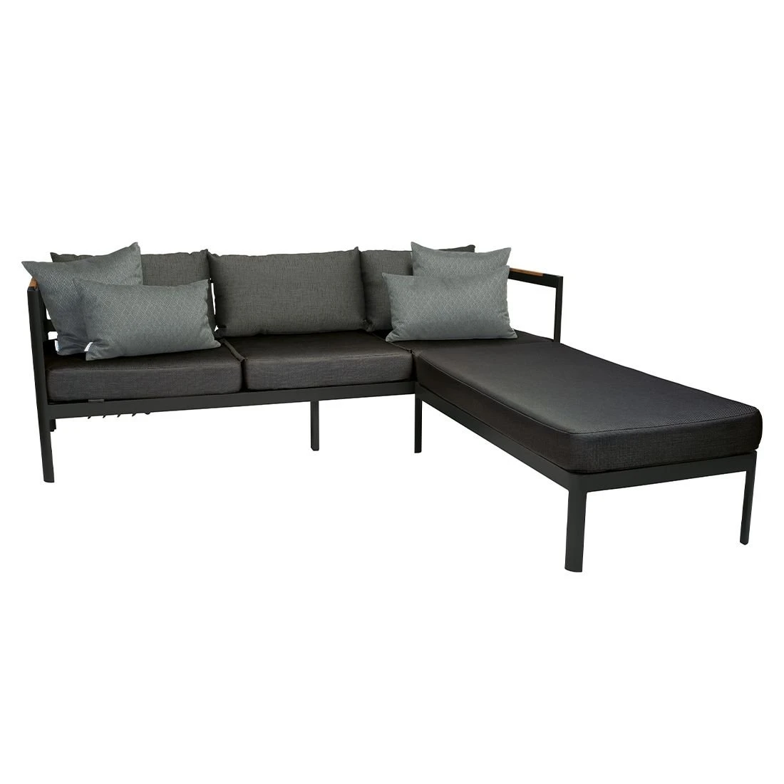 Stern Viggo Loungeset Aluminium/Polyacryl Schwarz Matt/Seidenschwarz 5 Stern Viggo Loungeset Aluminium/Polyacryl Schwarz Matt/Seidenschwarz – Bild 3